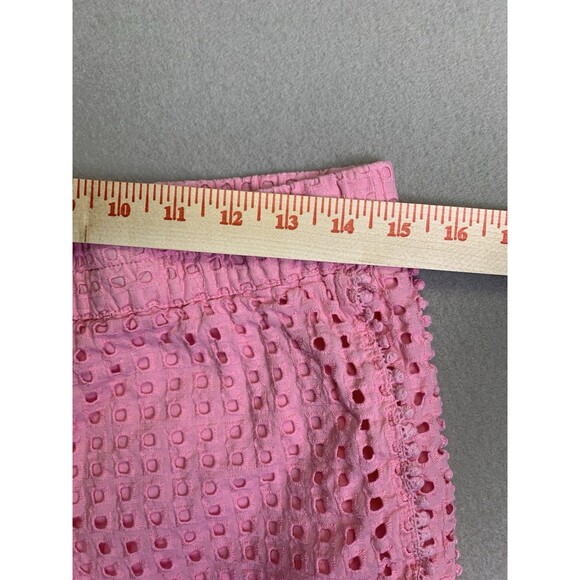 Lilly Pulitzer For Target Shorts Woman Small Eyelet Lined Pull On Beach Vacation - Picture 7 of 7
